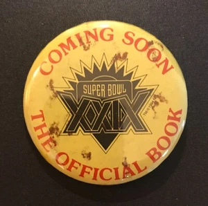 Coming Soon the Official Book XXIX SB Vintage Original Pinback Button 2 1/2". - Bild 1 von 2