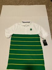 Nike Oregon Ducks Color Block Stripe Polo Shirt Men’s Size Small
