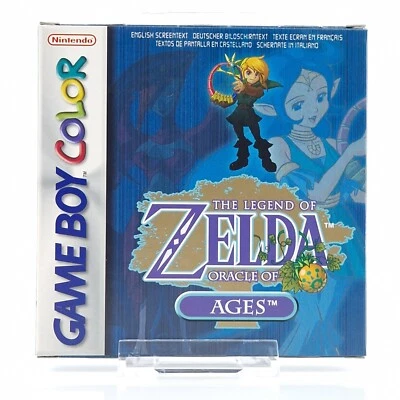 Nintendo Game Boy Color Spiel : The Legend of Zelda Oracle of Ages - GBA OVP PAL - Bild 1 von 4