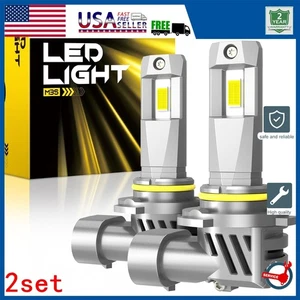 2set M3S 9005 HB3 LED Headlight Bulb Conversion Kit High Beam Super Bright White - Picture 1 of 9