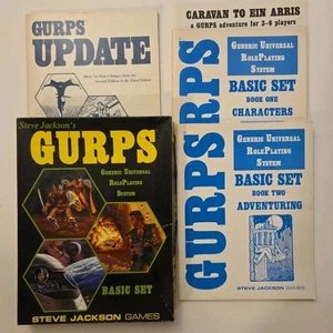 SJG GURPS Basic Set (2nd Ed) Book 1 Characters Book 2 Adventuring Book 3 Update - Picture 1 of 17