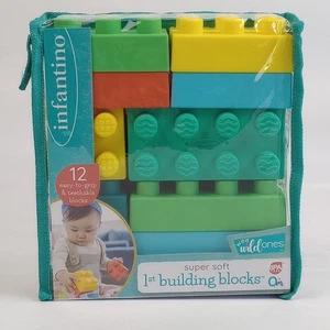 Infantino Super Soft 1. Bausteine, leicht zu halten Babys & Kleinkinder BPA... - Bild 1 von 10