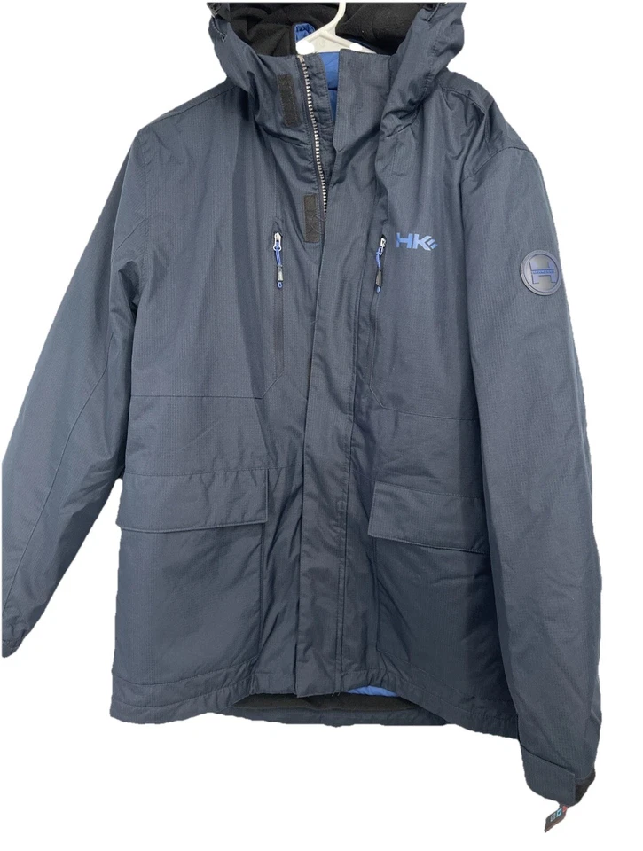 Hawke & Co Men's NWT Coat Size L Blue $225 Hooded Jacket - Image 1 of 4
