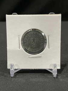 Moneta 10 Reichspfennig tedesca seconda guerra mondiale (zinco, 1941) - Foto 1 di 2