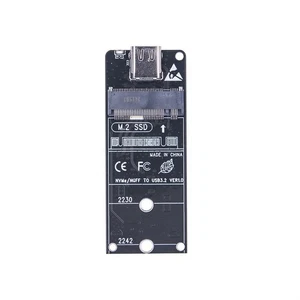 Adaptateur boîtier SSD M.2 vers type C NVME NGFF boîtier disque dur interposer3446 - Photo 1/7