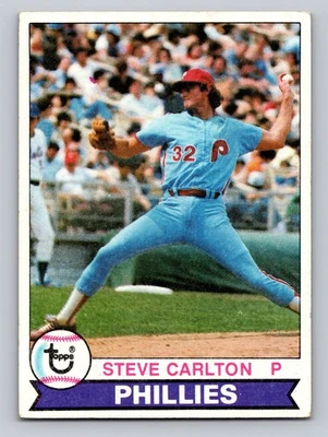 Steve Carlton 1979 Topps #25 Phillies Foto 1 de 2