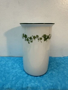 Corelle Coordinates 7" Utensil Crock in Callaway Green Ivy Ceramic design - Picture 1 of 7