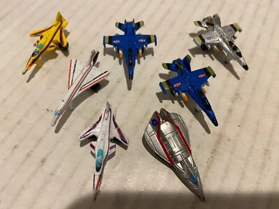 Vintage Micro Machines Galoob 1987 Jets & Planes F18 x3, Concord X-29 x2 Good Co - Image 1 of 4