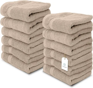 Paños blancos clásicos de lujo para baño-hotel-spa-cocina-juego - Circlet Egy - Imagen 1 de 12
