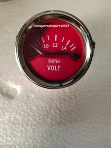 Smiths Ancillary Battery Voltmeter Volt Gauge Chrome Rim 52mm 2" RC - Picture 1 of 3