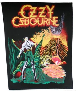 Ozzy Back Patch - Vintage New The Ultimate Sin Ozbourne 1986 80's Heavy Metal - Picture 1 of 10