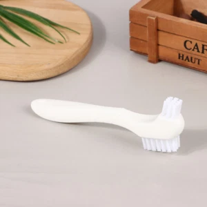 Multi-Layered Bristles Denture Cleaning False Teeth Brush Oral Care Non-slip - Picture 1 of 11