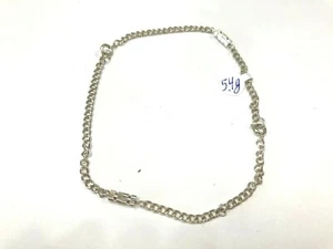 Bracciale Uomo Donna Argento 925 Moda Festa Elegante Regalo Unico Catena 5,4g. - Foto 1 di 3