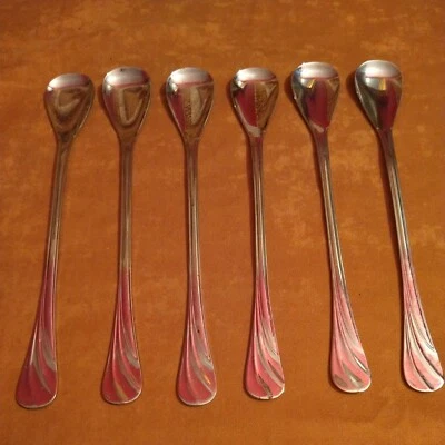 6 cucharas de té largas Libbey de colección  Foto 1 de 4