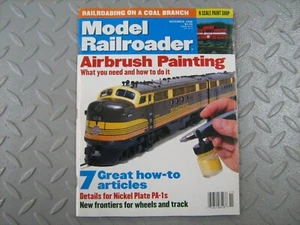 Model Railroader November 1998--airbrush painting, N-scale paint shop, plating + - Picture 1 of 2