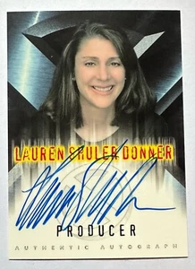 X-MEN: LAUREN SCHULER DONNER PRODUCTOR TARJETA AUTÓGRAFA TOPPS X-MEN LA PELÍCULA - Imagen 1 de 2