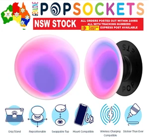 PopSockets Pop Socket Pulsing Pink Popsocket Phone Stand Holder Mount - Picture 1 of 4