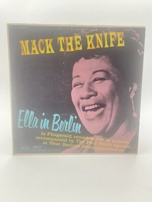 ELLA FITZGERALD IN BERLIN MACK THE KNIFE LP VG+ VINYL RECORD VERVE MGV4041 - Image 1 of 4