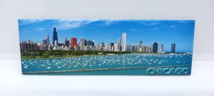 Vintage Chicago Skyline Kühlschrank Kühlschrankmagnet - Bild 1 von 4