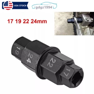 Motorcycle Front Rear Wheel Axle Hex Spindle Driver Removal Tool 17 19 22 24mm - Picture 1 of 19