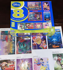 Mega Puzzles Disney 8-in-1 Puzzle Snow White Monsters Nemo Cars Princess Mickey
