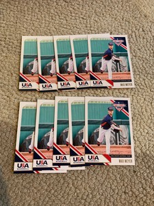 Ten (10) Lot MAX MEYER 2020 Panini USA Stars & Stripes Cards #7 Twins Rookie
