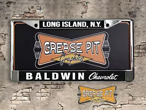 Baldwin Motion Chevrolet License Plate Frame - Picture 1 of 3