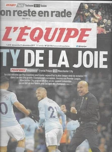 L'Equipe N°23172 31/12/2017 City _ Chanavat_ Henderson_ Pallamano_ Rugby - Foto 1 di 1