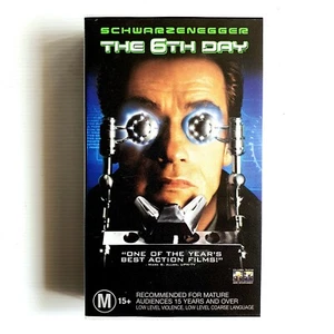 The 6th Day VHS Video Cassette Tape 2000 Scifi, Arnold Schwarzenegger, PAL, VGC - Picture 1 of 8