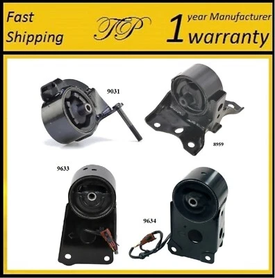 4 PIEZAS MONTAJE DE MOTOR Y TRANSMISIÓN PARA NISSAN MÁXIMA 2002-2003 3,5 L - transmisión automática Foto 1 de 4