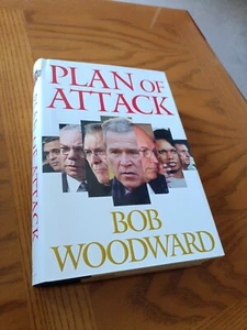 signed, Plan of Attack, 2004, first edition, Bob Woodward, HCDJ - Picture 1 of 9