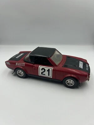 MODELLINO IN SCALA 1:24 FIAT 124 ABARTH RALLY 0137 BURAGO - Immagine 1 di 4