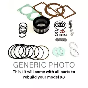 Major Overhaul Kit for Quincy Model X8 (ROC 18 and Up) - Picture 1 of 2