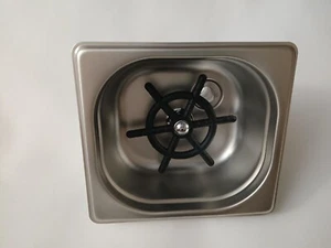 Stainless Steel Cup Washer for Sink Glass Rinser for Kitchen Sink Bar New - Picture 1 of 5