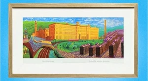Salts Mill Framed Poster by David Hockney - Picture 1 of 6