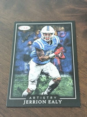 2022 SAGE High Series Football Jerrion Ealy RC Ole Miss/K.C. Chiefs Card#ART-JE - Image 1 of 2