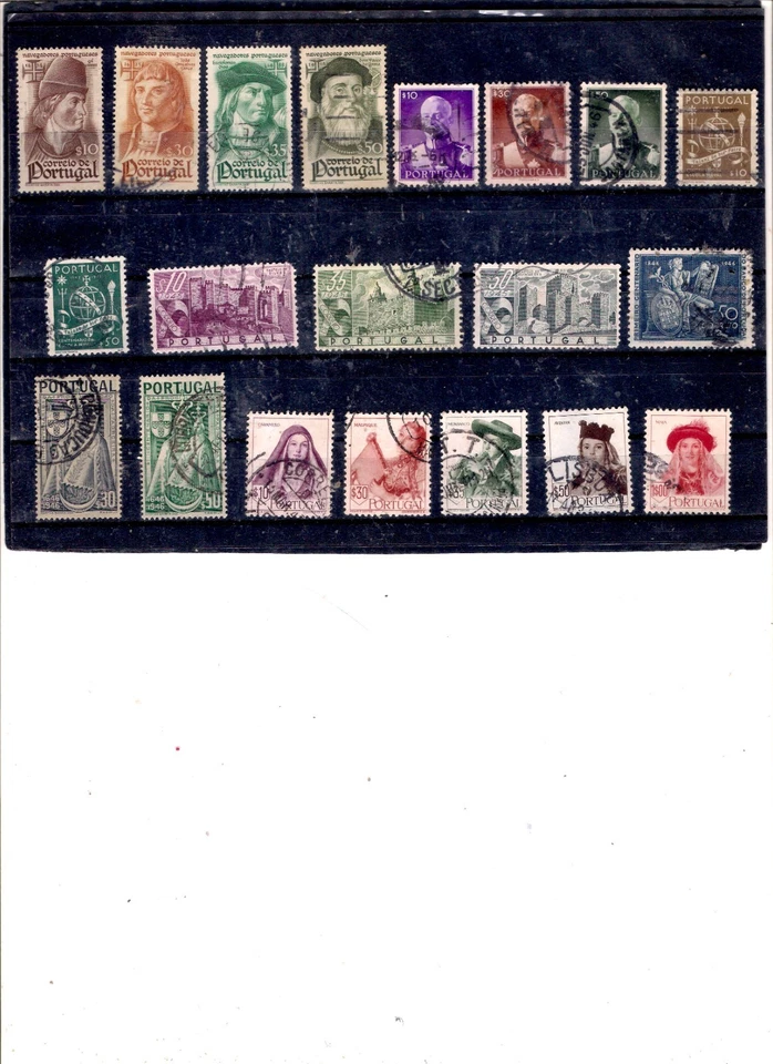 PORTUGAL, 1945-1947, Used , 20 Diferent Pcs., - Image 1 of 1