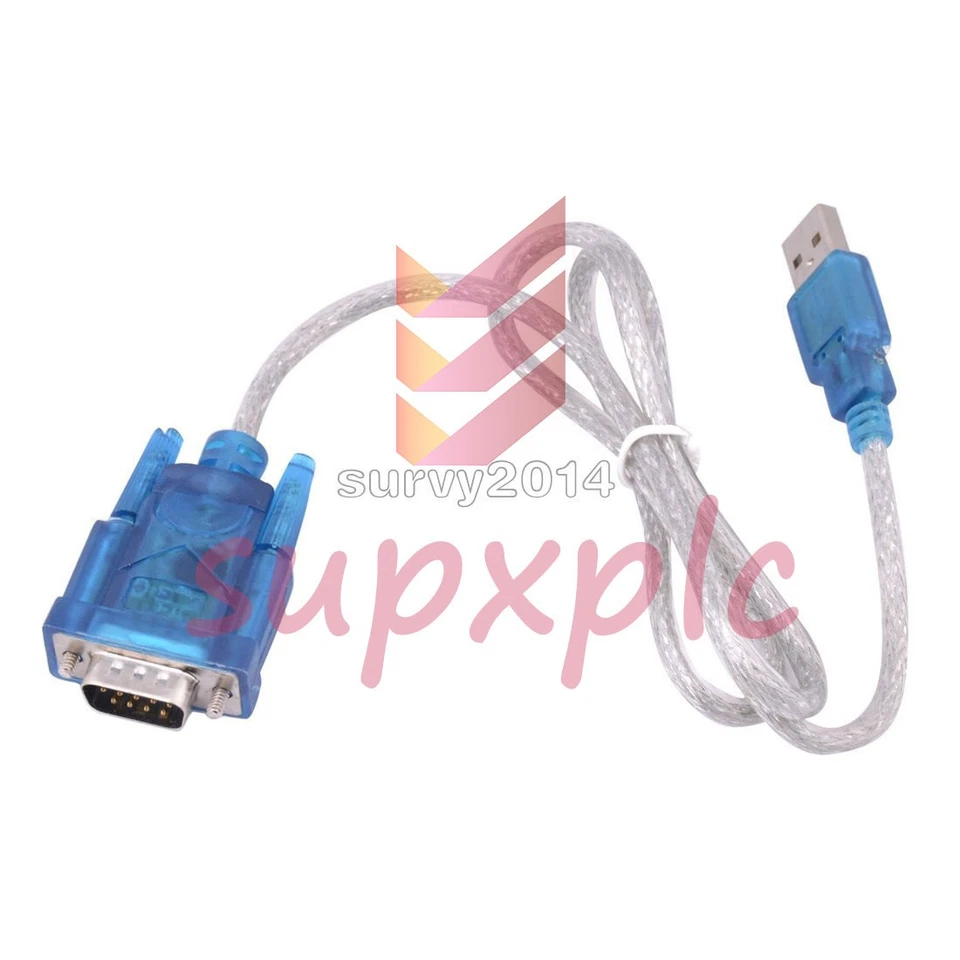 1PCS USB to RS232 Serial Port 9 Pin DB9 Cable Serial COM Port Adapter Convertor - Image 1 of 1