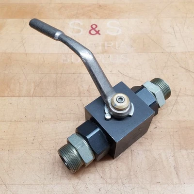 Válvula de bola de alta presión Parker BVHP 16USS1V, 1", acero, 6000 PSI - USADA Foto 1 de 4