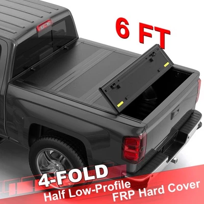 Truck Tonneau Cover For 2015-2025 Chevrolet Colorado GMC Canyon w/ 6FT Long Bed Foto 1 de 4