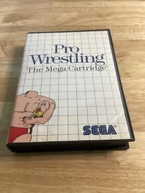Pro Wrestling Sega Master CIB Complete TESTED