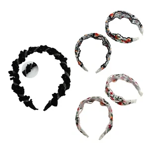 Diadema retro vintage totalmente combinada para mujeres niñas accesorios para el cabello fiesta - Imagen 1 de 33