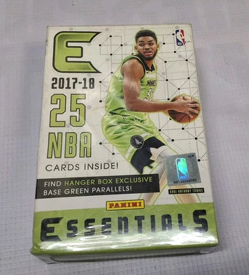 E 2017-18 Panini Essentials Basketball Hanger Box Exclusive Green Parallels  - Image 1 of 4