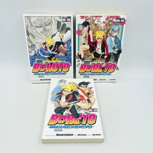 3 x Boruto Volume 1/2/3 by Masashi Kishimoto Paperback Books Manga Graphic Novel - Picture 1 of 19