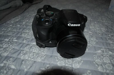 佳能 PowerShot SX520 HS 1600 万像素 数码相机 - 3 块电池 + 自拍打印机 — 第 1/4 张图片