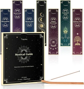 Varonite Mystical Guide Räucherstäbchen Set 6 Düfte 120 Stäbchen - Bild 1 von 3
