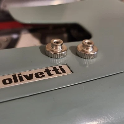 2 tuercas para pulgar | Máquinas de escribir Olivetti | Repuesto carrete cinta | Underwood Foto 1 de 4