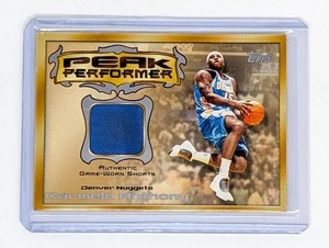2004-05 Topps Peak Performers Relics #CA Carmelo Anthony Denver Nuggets GW - Bild 1 von 2