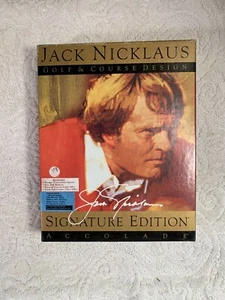 Accolade Jack Nicklaus PC Game 5.25 Floppy Version 1.2 AT Class PC 640k - Picture 1 of 6