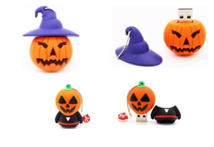 2.0 16gb 32gb 64gb 128gb 256gb Halloween Pumpkin USB Flash Thumb Drive - Picture 1 of 5